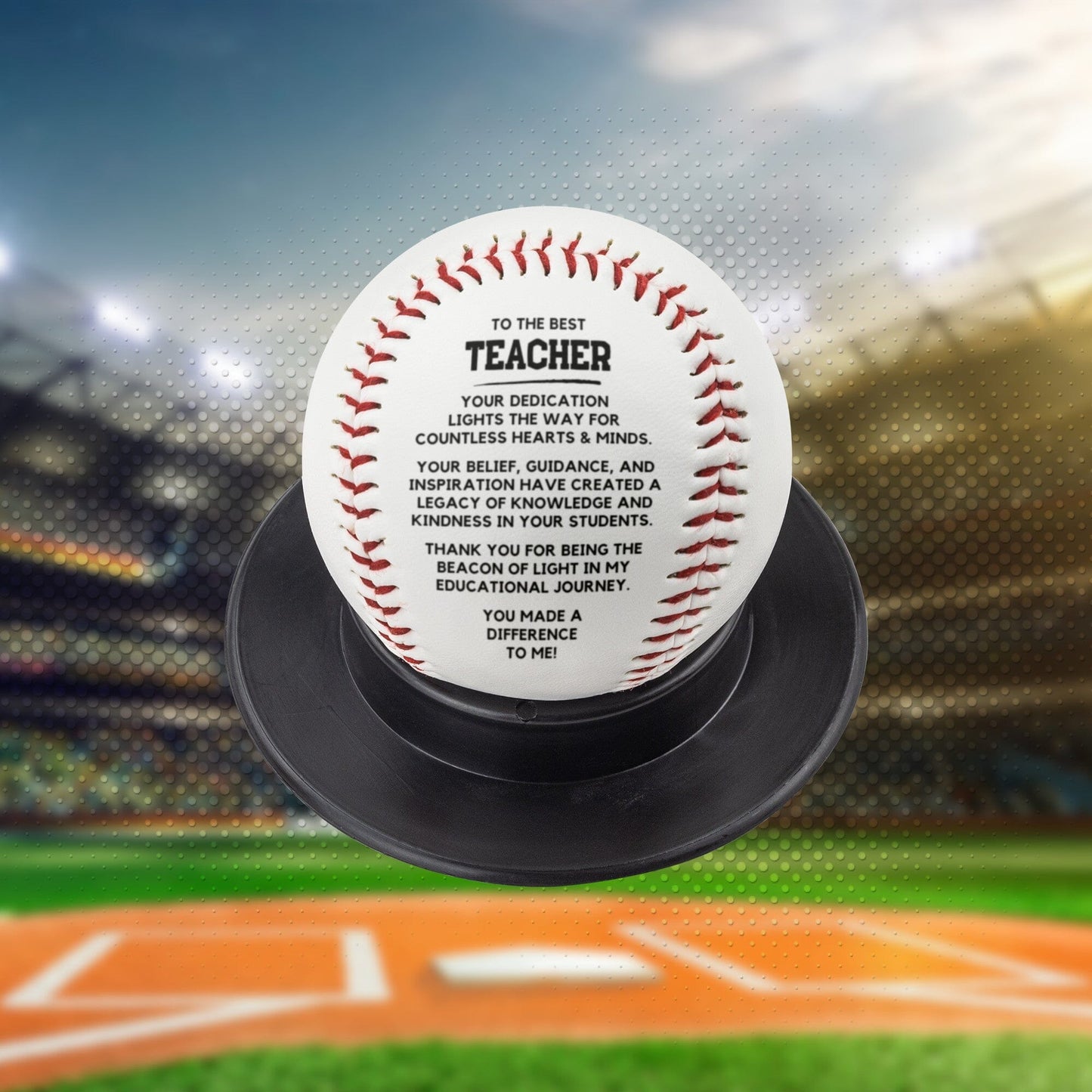 HGF#356BB Best Teacher - Light The Way Baseball Sports 