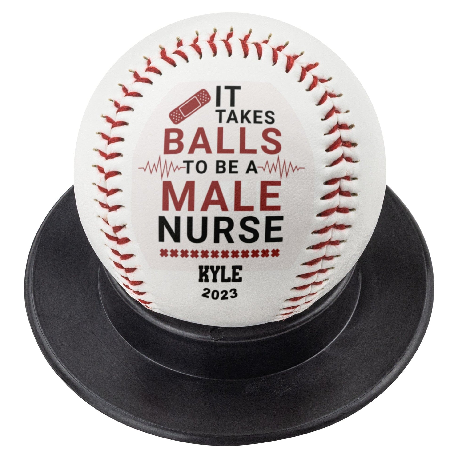 HGF#364BB MALE Nurse - It Takes Balls Baseball Sports 
