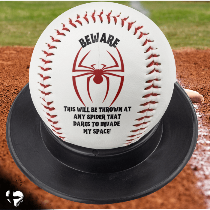 Beware of Spiders - Custom Baseball HGF#319BB Sports 