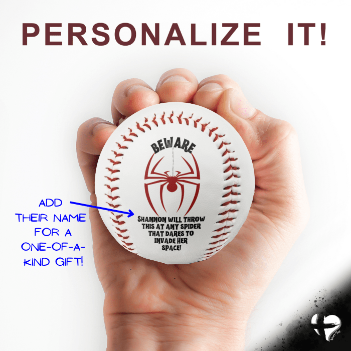 Beware of Spiders - Custom Baseball HGF#319BB Sports 