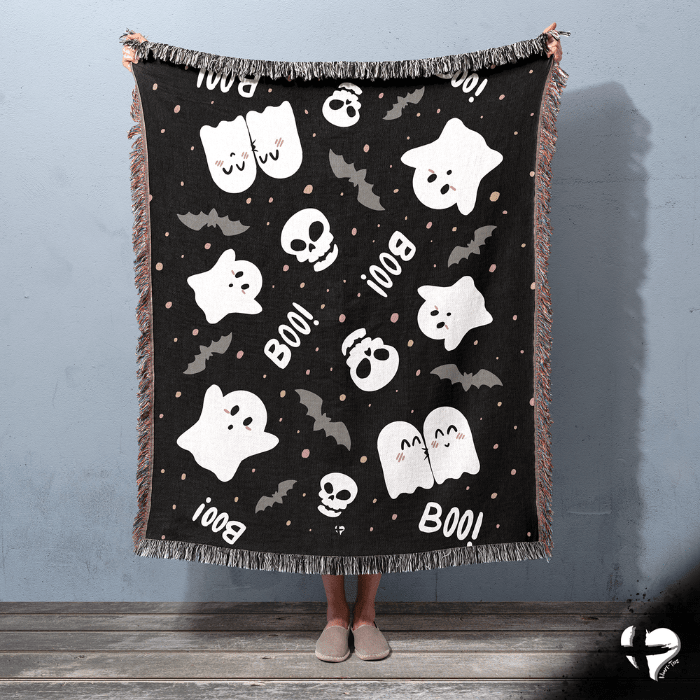 Kawaii Halloween - Woven Blanket - THG#325WB 