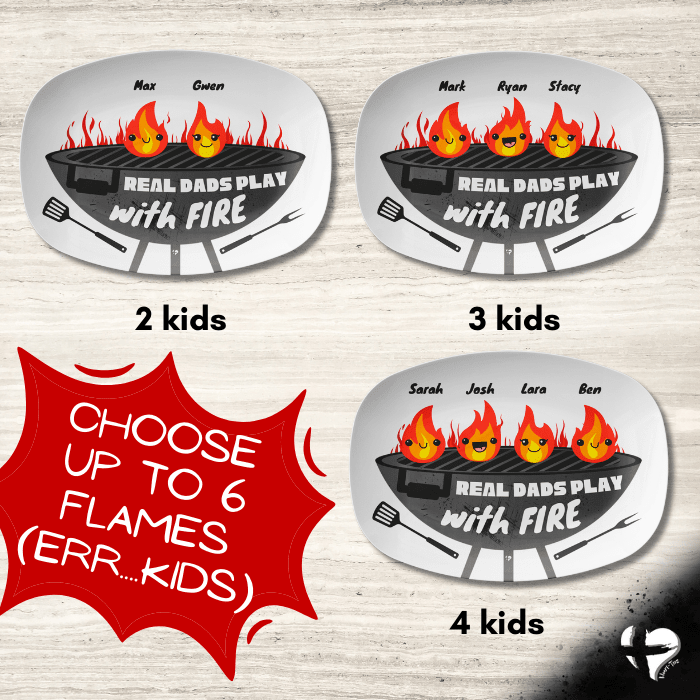 Funny Grilling Gifts For Dad - BBQ Platter - THG#359DP Kitchenware 