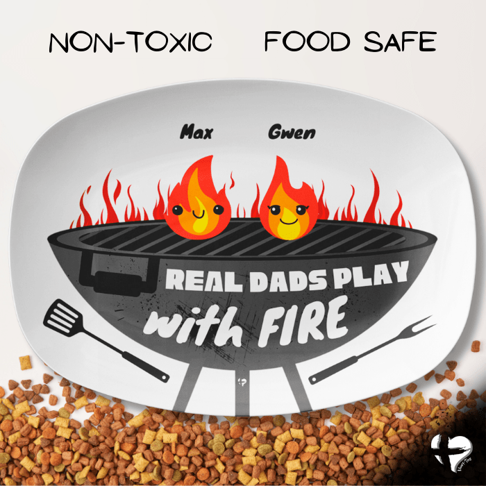 Funny Grilling Gifts For Dad - BBQ Platter - THG#359DP Kitchenware Personalized 