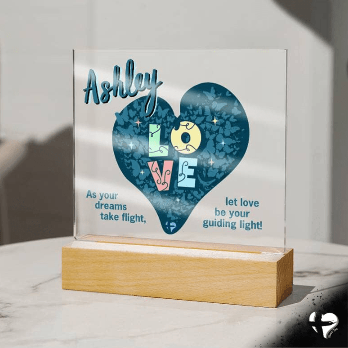 HGF#337AP Let Love Be Your Guiding Light Acrylic Plaque Plaque 