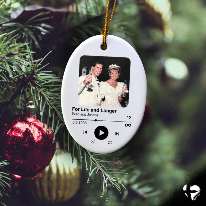 Wedding Song Plaque - Ceramic Ornament - THG#337OO Ornaments and Accents 