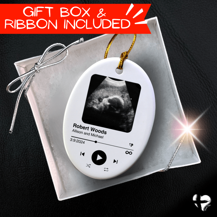 Baby Announcement - Ultrasound Ornament - THG#342OO Ornaments and Accents 