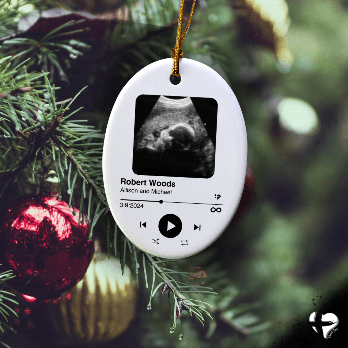 Baby Announcement - Ultrasound Ornament - THG#342OO Ornaments and Accents 