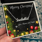 Christmas Name Necklace Jewelry 