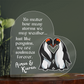 Personalized Penguin Soulmates Forever -  Acrylic Plaque HGF#342AH