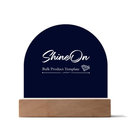 Acrylic Dome Plaque Jewelry Acrylic Dome with Wooden Base 