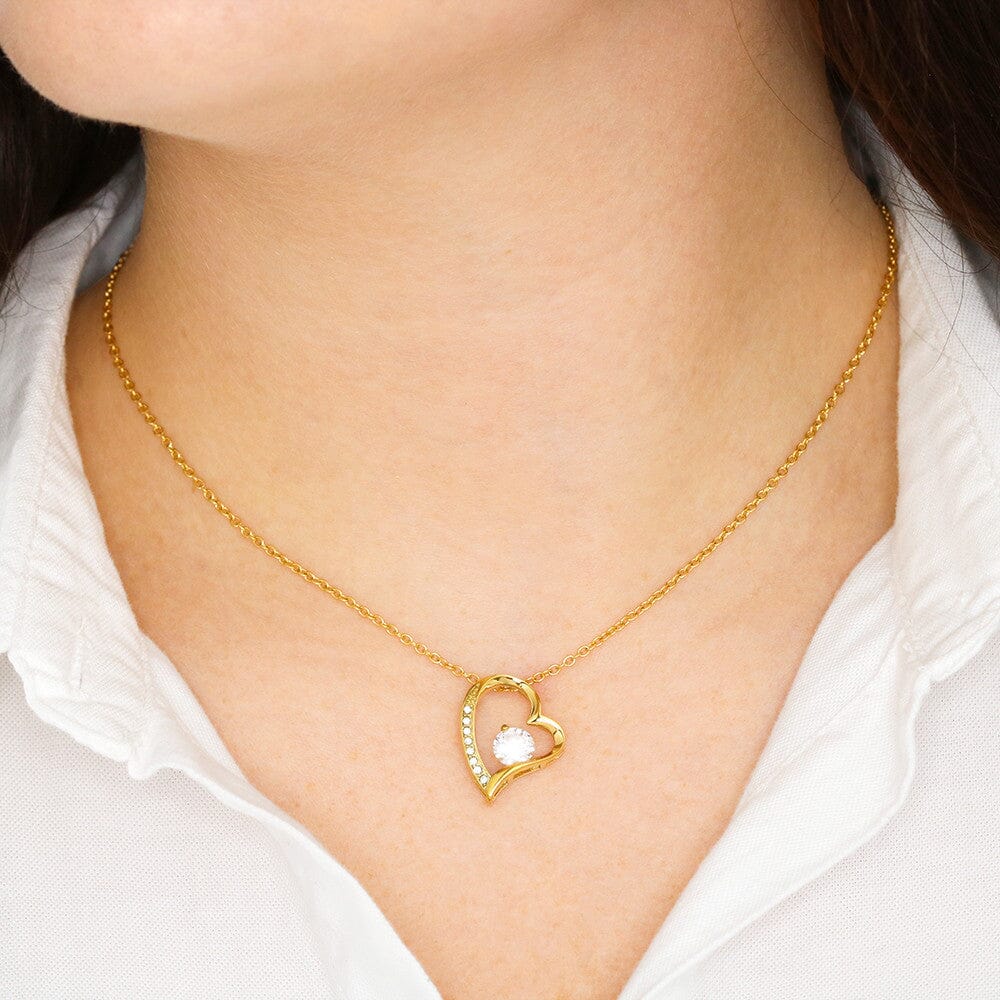 Granddaughter - Precious & Dear - Love Heart Necklace HGF#361FL Jewelry 
