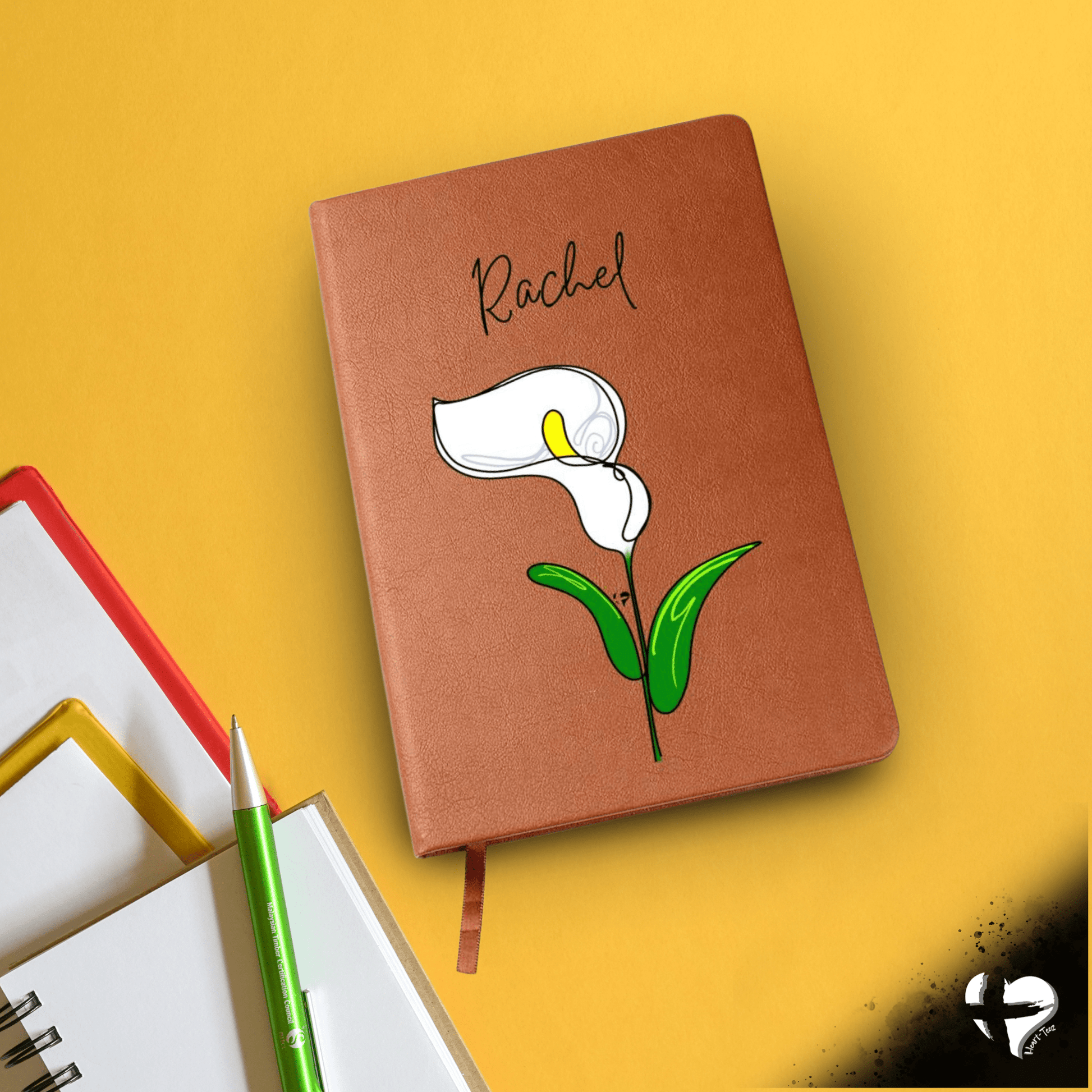 Calla Lily Vegan Leather Journal HGF#340LJ Journal 