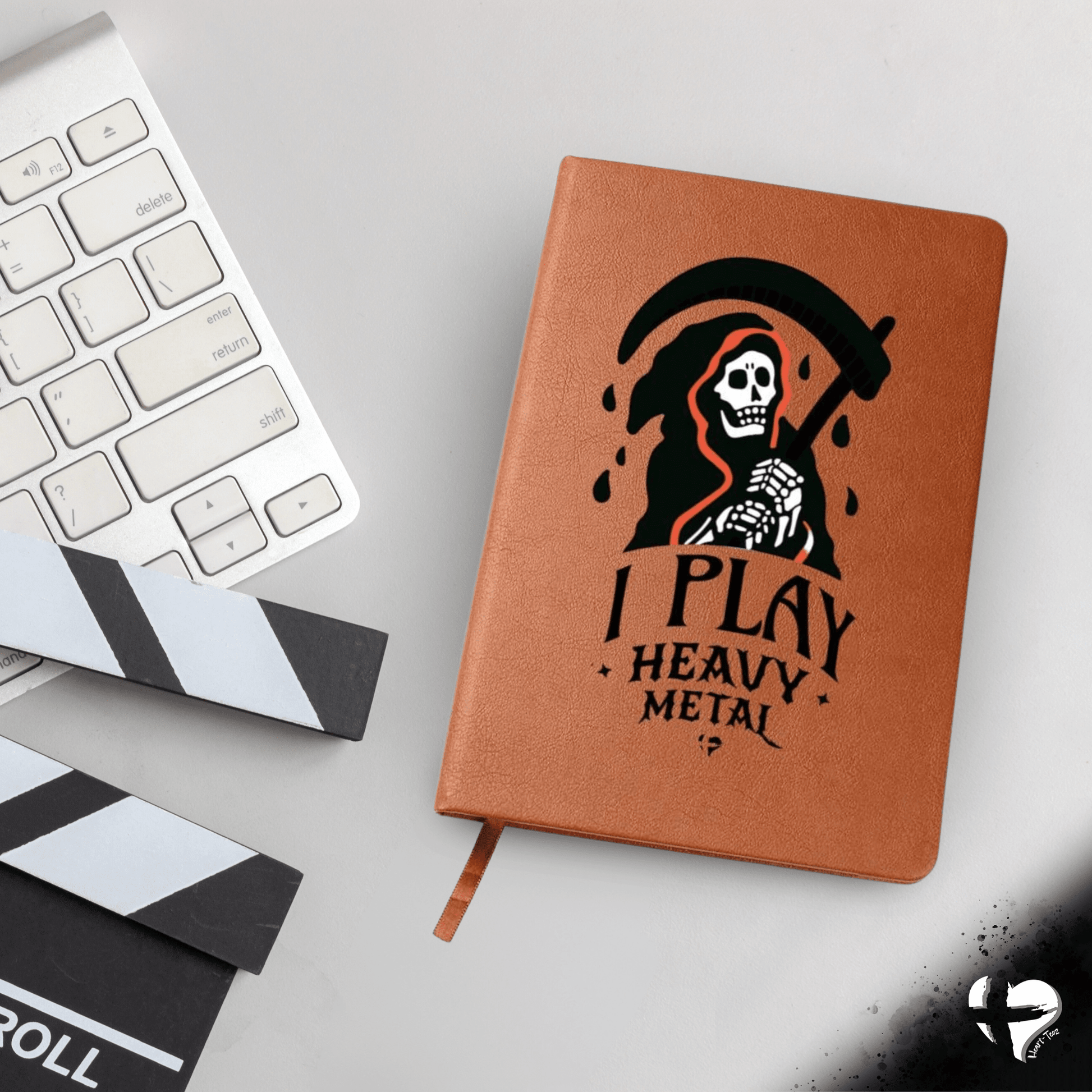 Reaper - I Play Heavy Metal - Leather Journal HGF#321LJ Jewelry 
