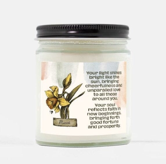 Birth Month Soy Candle - March HGF#255SC Candles 