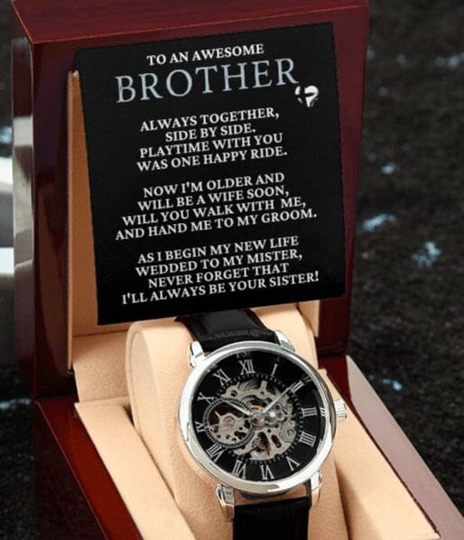 Brother of the Bride - Walk Me Down The Aisle - Watch HGF#73OW Jewelry 