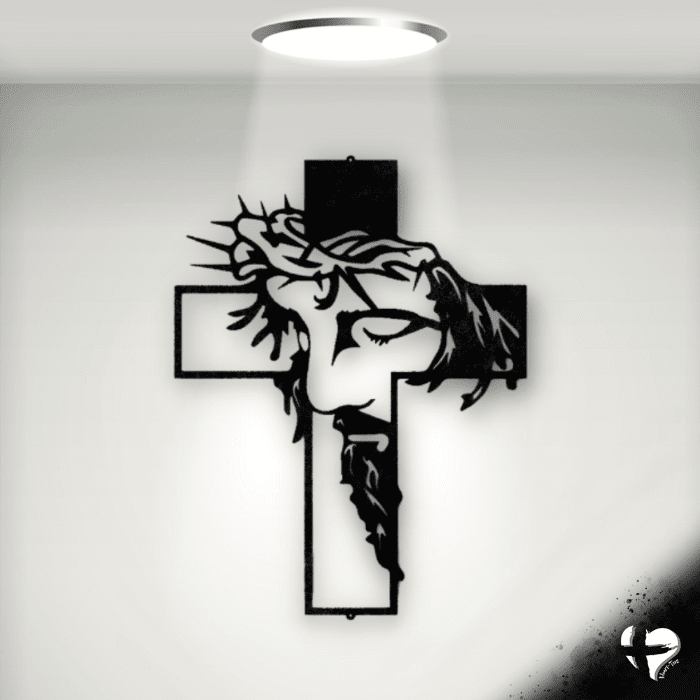 Love Like Jesus Christ Cross Custom Black 12" 