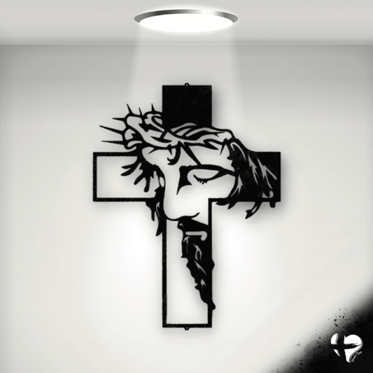 Love Like Jesus Christ Cross Custom Black 12" 