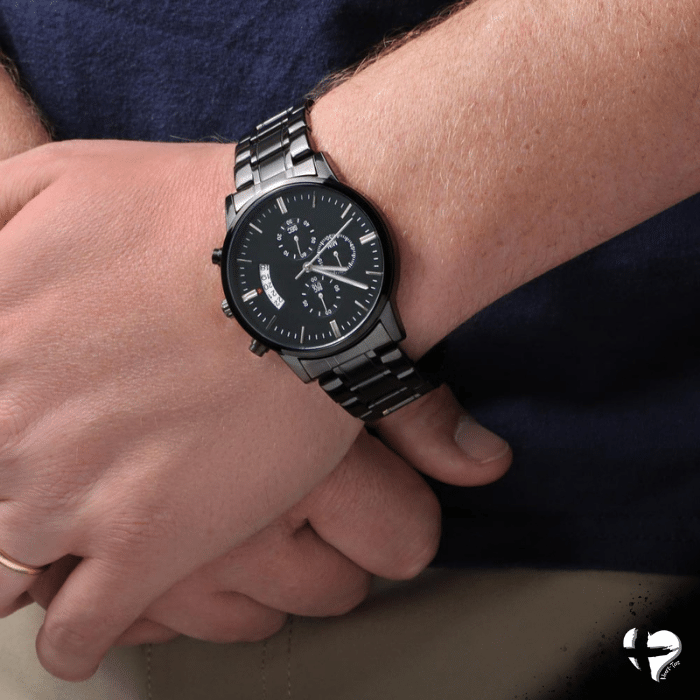 Engraved armani hotsell watch