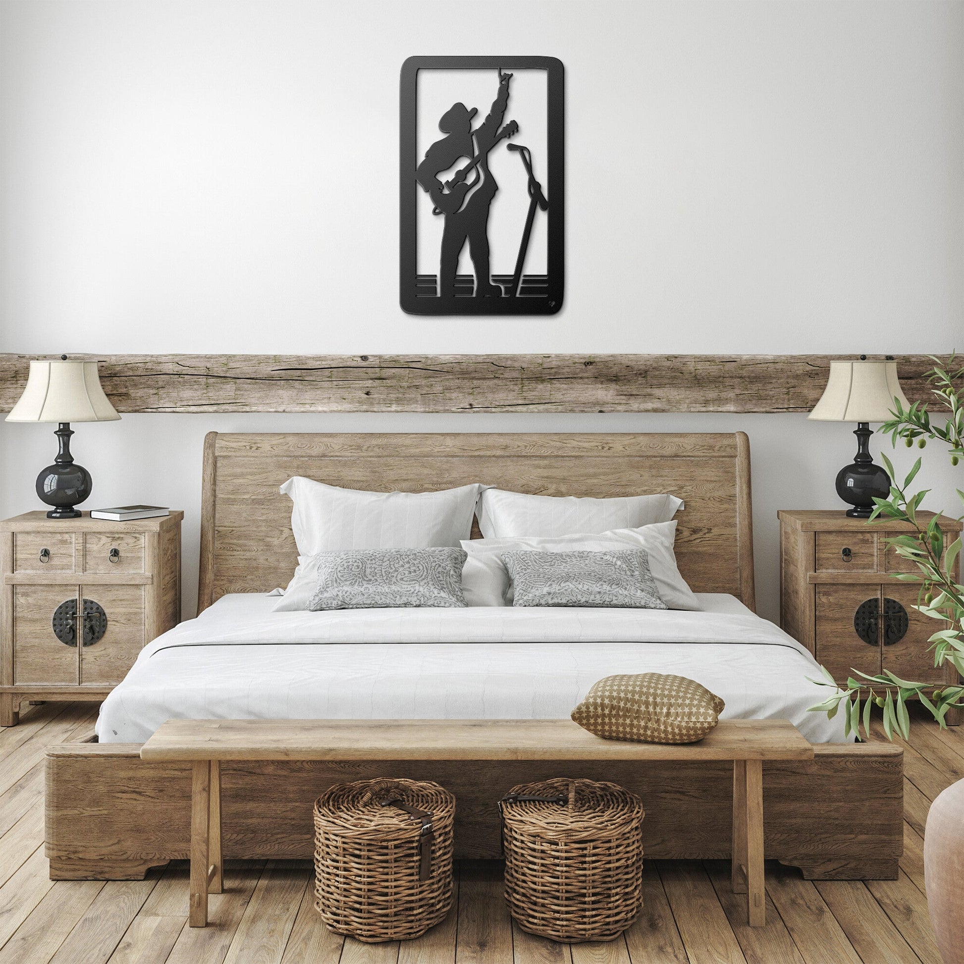 CUSTOM Singing Cowboy Metal Art Wall Art 
