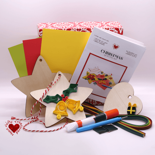 Holiday DIY Craft Kit Guide To Paper Quilling Art Kit Kit w/ 1 Tool 