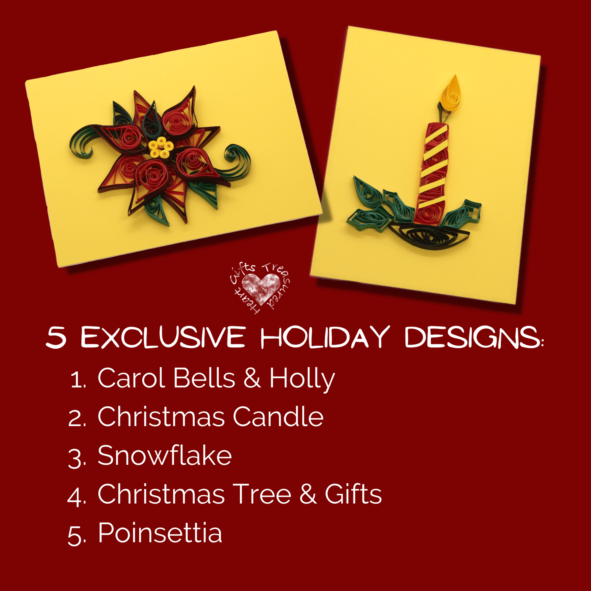 Holiday DIY Craft Kit Guide To Paper Quilling Art Kit 