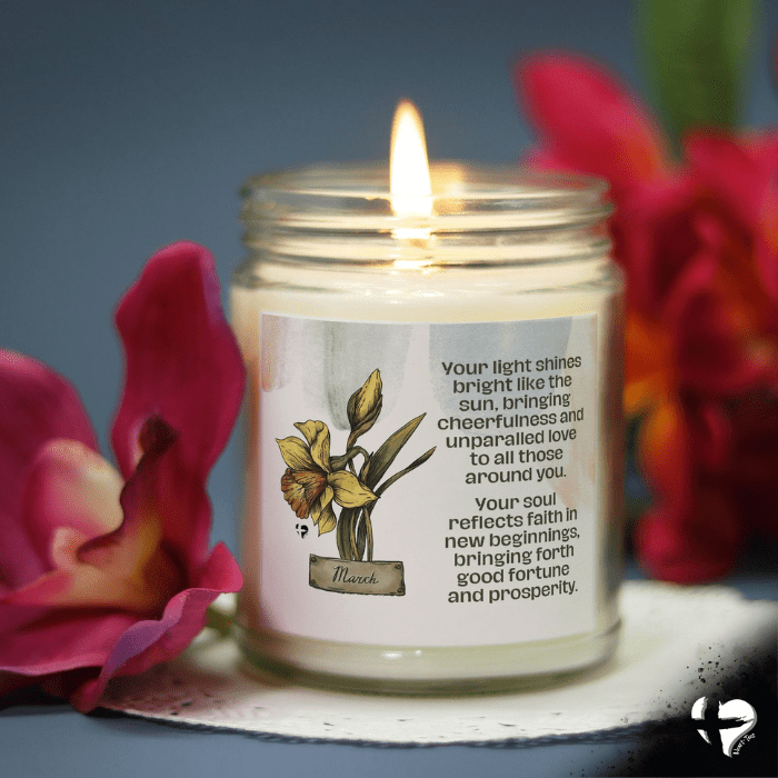 March Daffodil - Birth Flower - Soy Candle HGF#255SC Candles 