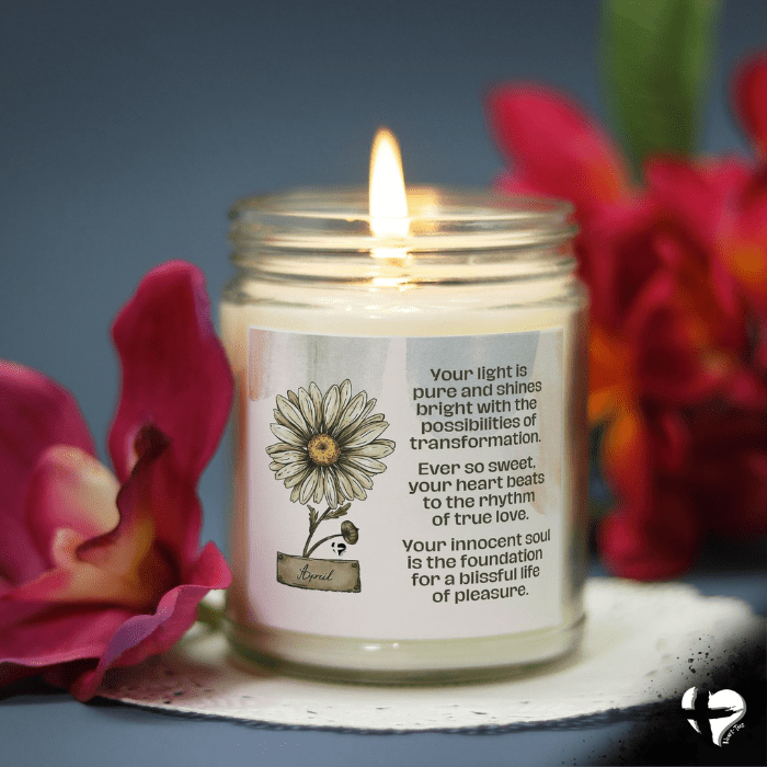 April Daisy - Birth Flower - Soy Candle HGF#255SC Candles 