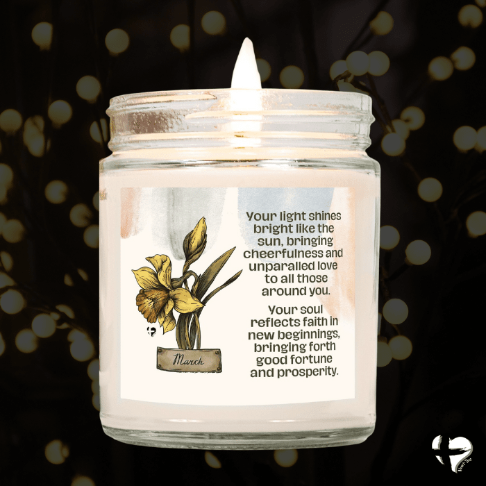 March Daffodil - Birth Flower - Soy Candle HGF#255SC Candles 