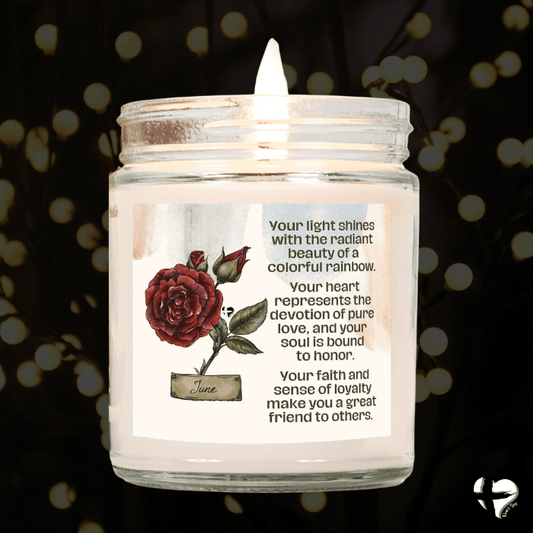 June Rose - Birth Flower - Soy Candle HGF#255SC Candles 