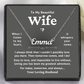 Wife - Today Tomorrow & Always - Name Necklace HGF#239NNb Jewelry 