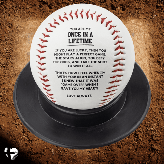 Gifts For Him - Once In A Lifetime - Custom Baseball HGF#140BB Sports Red 