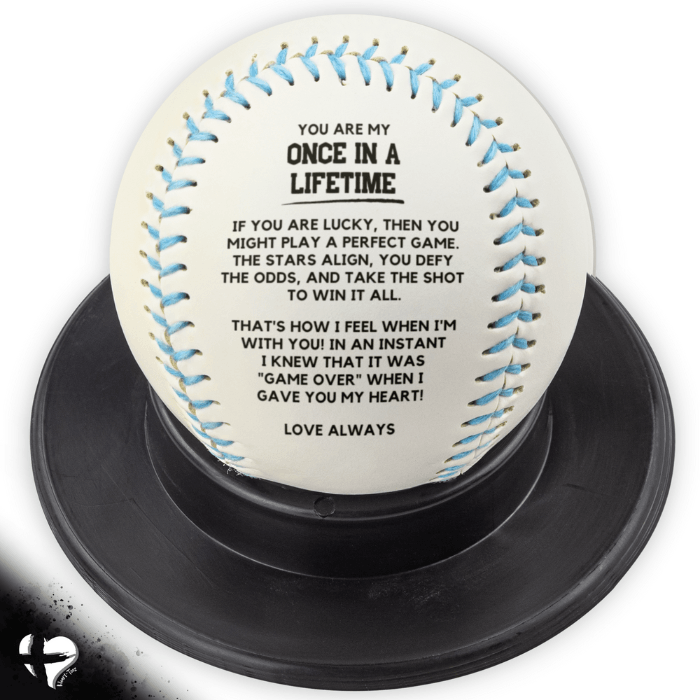 Gifts For Him - Once In A Lifetime - Custom Baseball HGF#140BB Sports Blue 