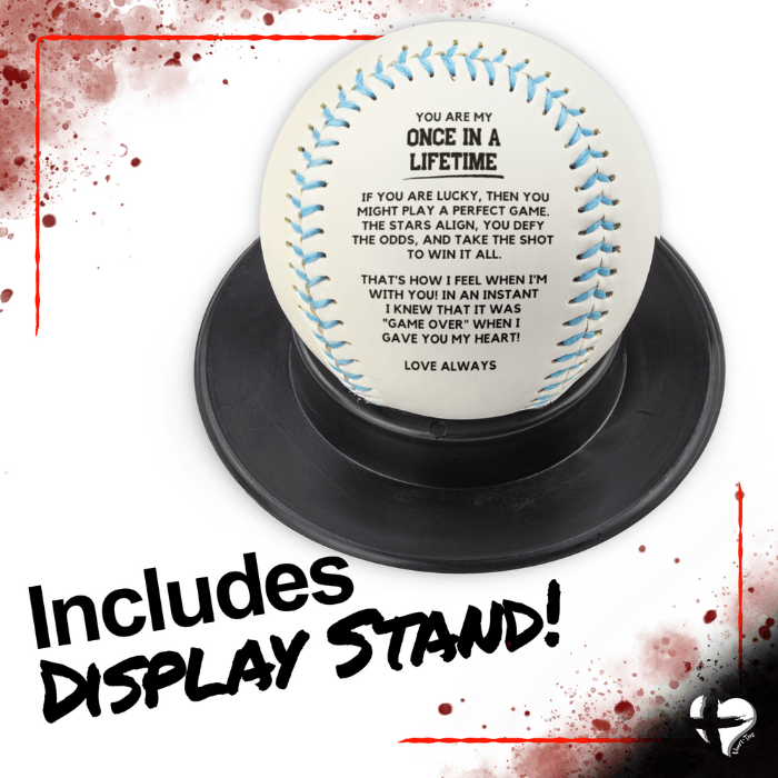 Gifts For Him - Once In A Lifetime - Custom Baseball HGF#140BB Sports 