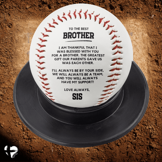 Best Brother - The Greatest Gift - Custom Baseball HGF#163BB Sports Red 