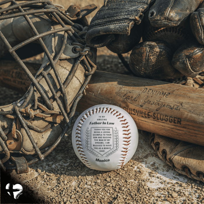 Father In Law - A Loving Example - Personalized Baseball HGF#218BB Sports 
