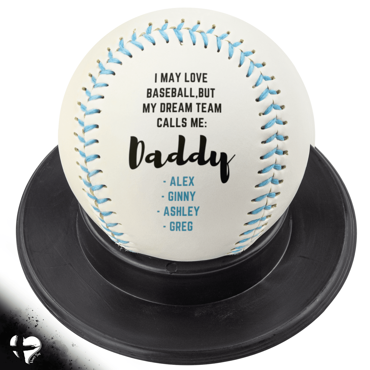Personalized Gift For Dad - Dream Team - Baseball & Stand HGF#122BB Sports fan accessories Blue 