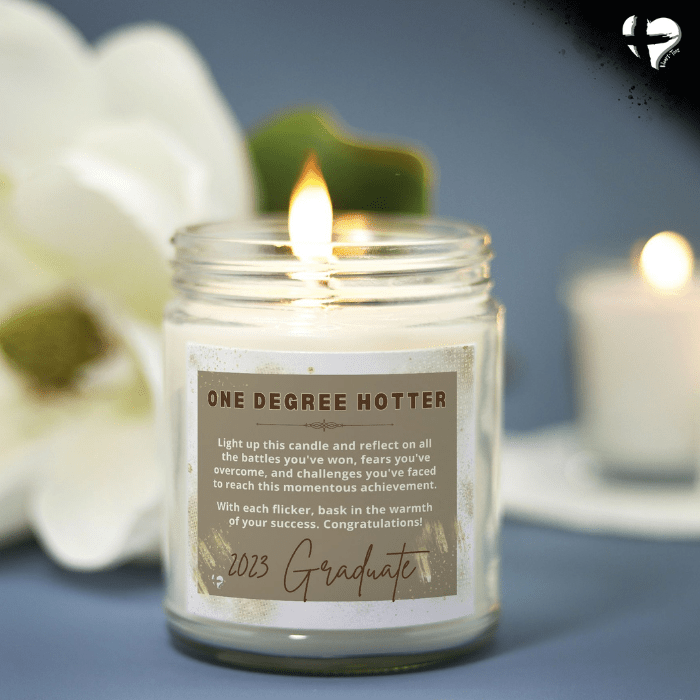 Graduation Candle - One Degree Hotter - HGF#272SC Candles Vanilla 