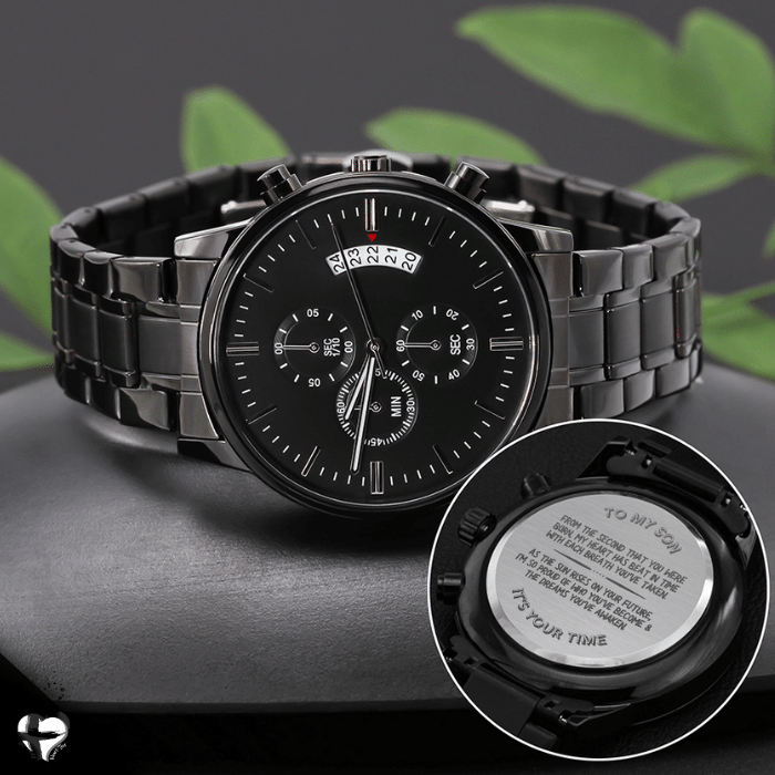 Son - It's Your Time - Engraved Watch Jewelry 