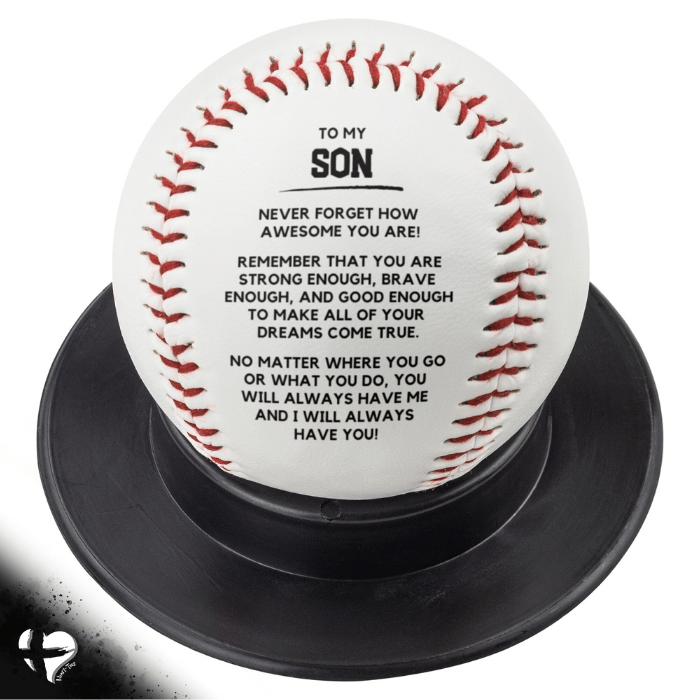 To My Son - Your Dreams Come True - Custom Baseball HGF#165BB Sports Red 