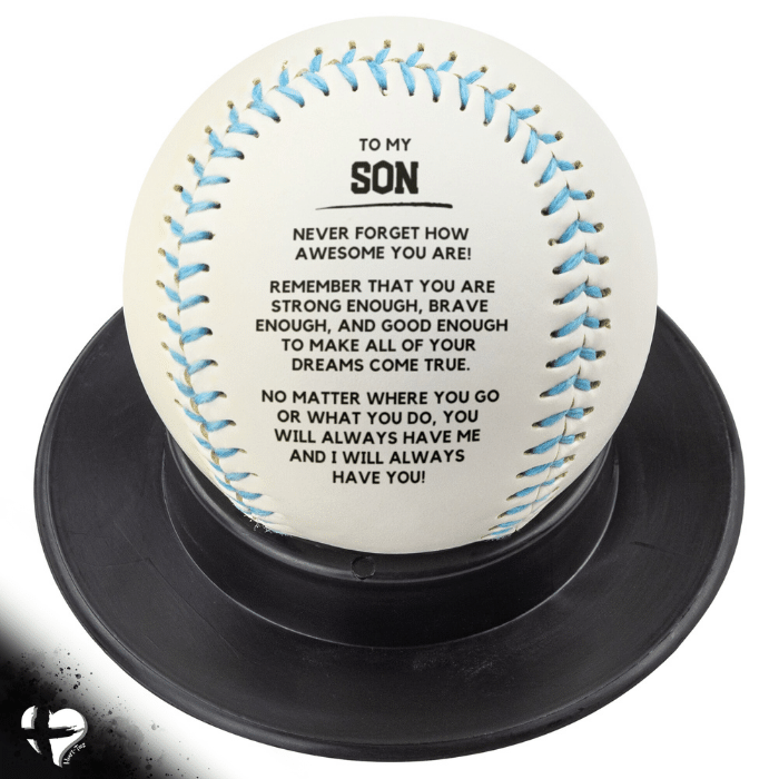 To My Son - Your Dreams Come True - Custom Baseball HGF#165BB Sports Blue 