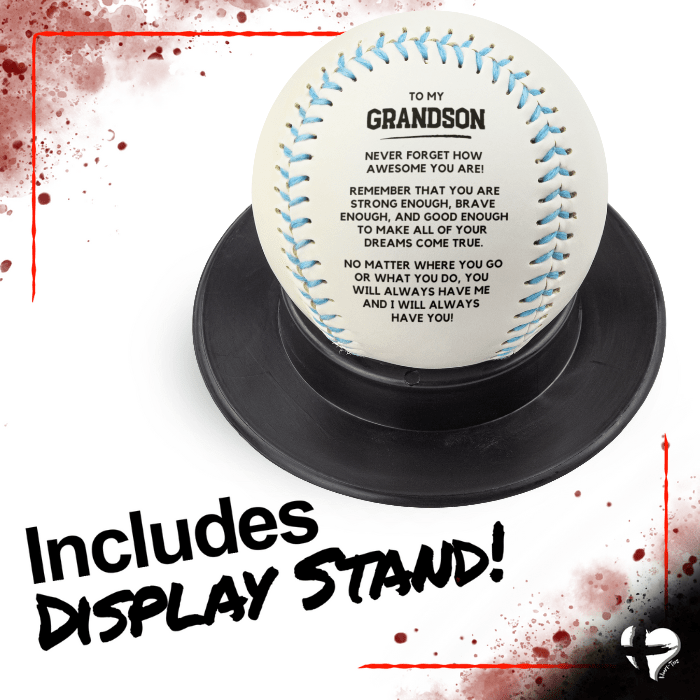 Grandson Gift - You Will Always Have Me - Custom Baseball HGF#247BB Sports 