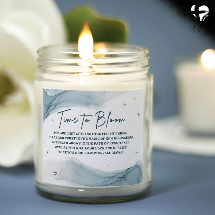 Time To Bloom - Scented Soy Candle - HGF#260SC Candles Vanilla 