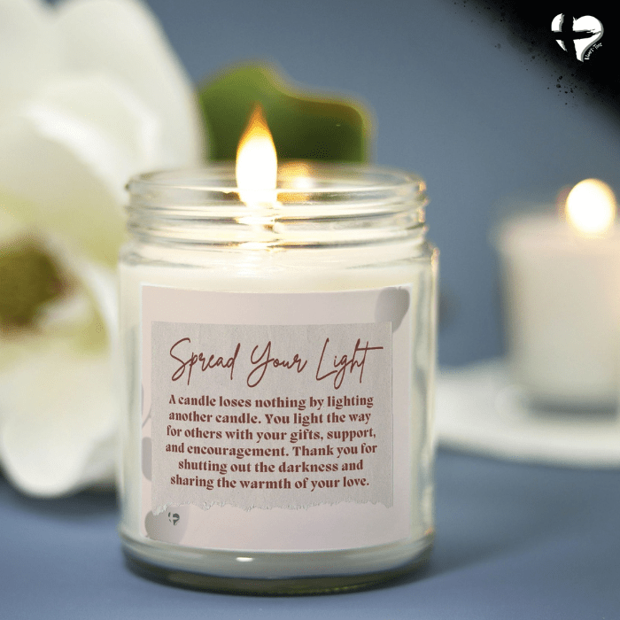 Spread Your Light - Soy Candle - HGF#261SC Candles Vanilla 