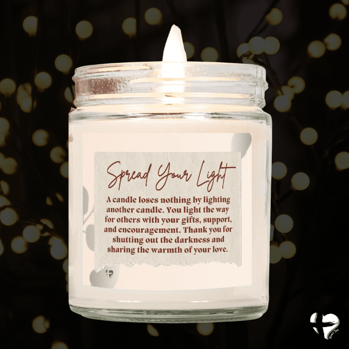 Spread Your Light - Soy Candle - HGF#261SC Candles 