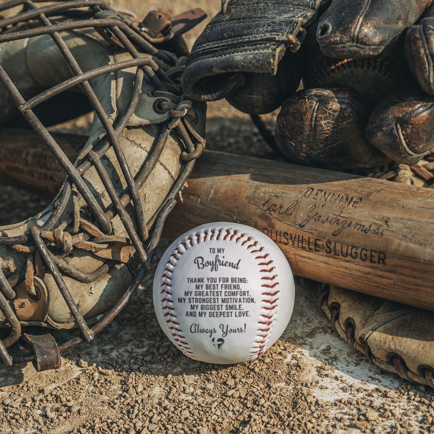 Presents for Boyfriend My Best Friend, Baseball & Display Stand, Sports  Gifts for Him, Dating Anniversary, Birthday Ideas, Christmas 119BB 