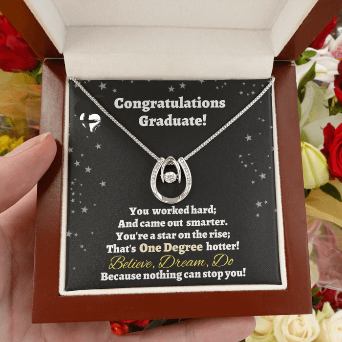 One Degree Hotter Graduation Necklace Custom 