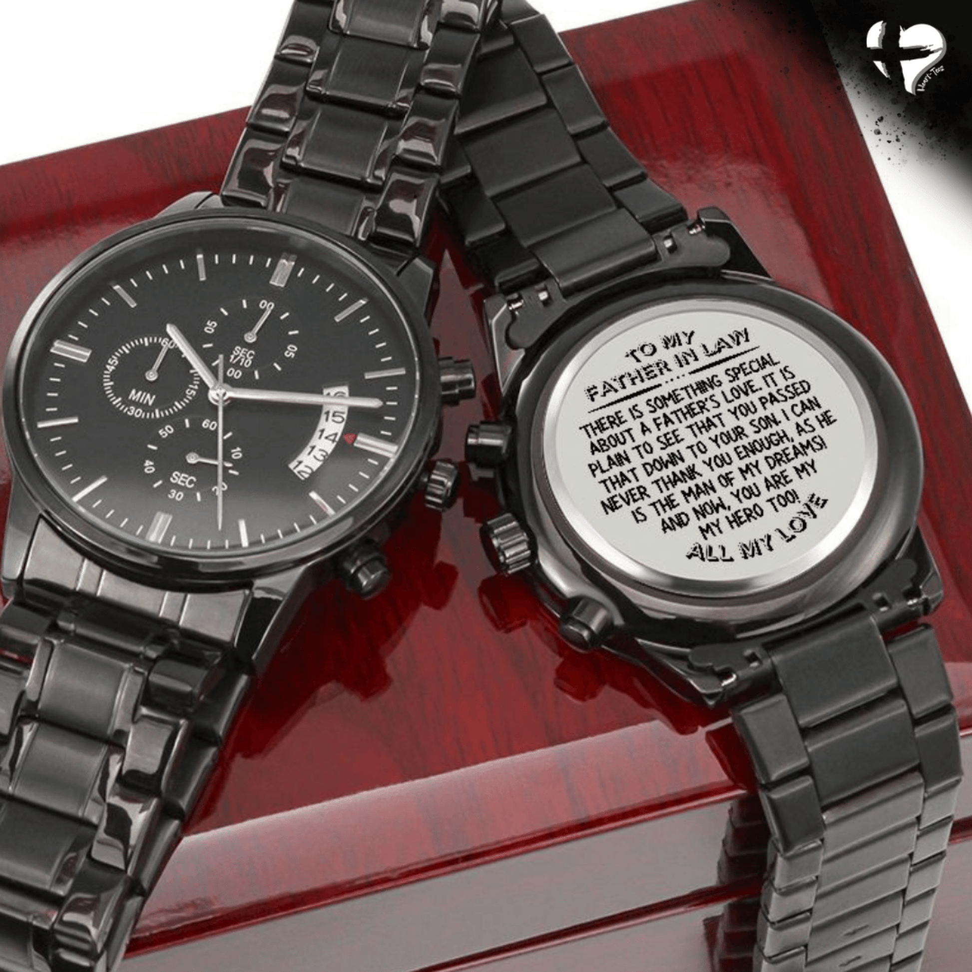 Father In Law - A Father's Love - Engraved Watch HGF#141EW Jewelry 