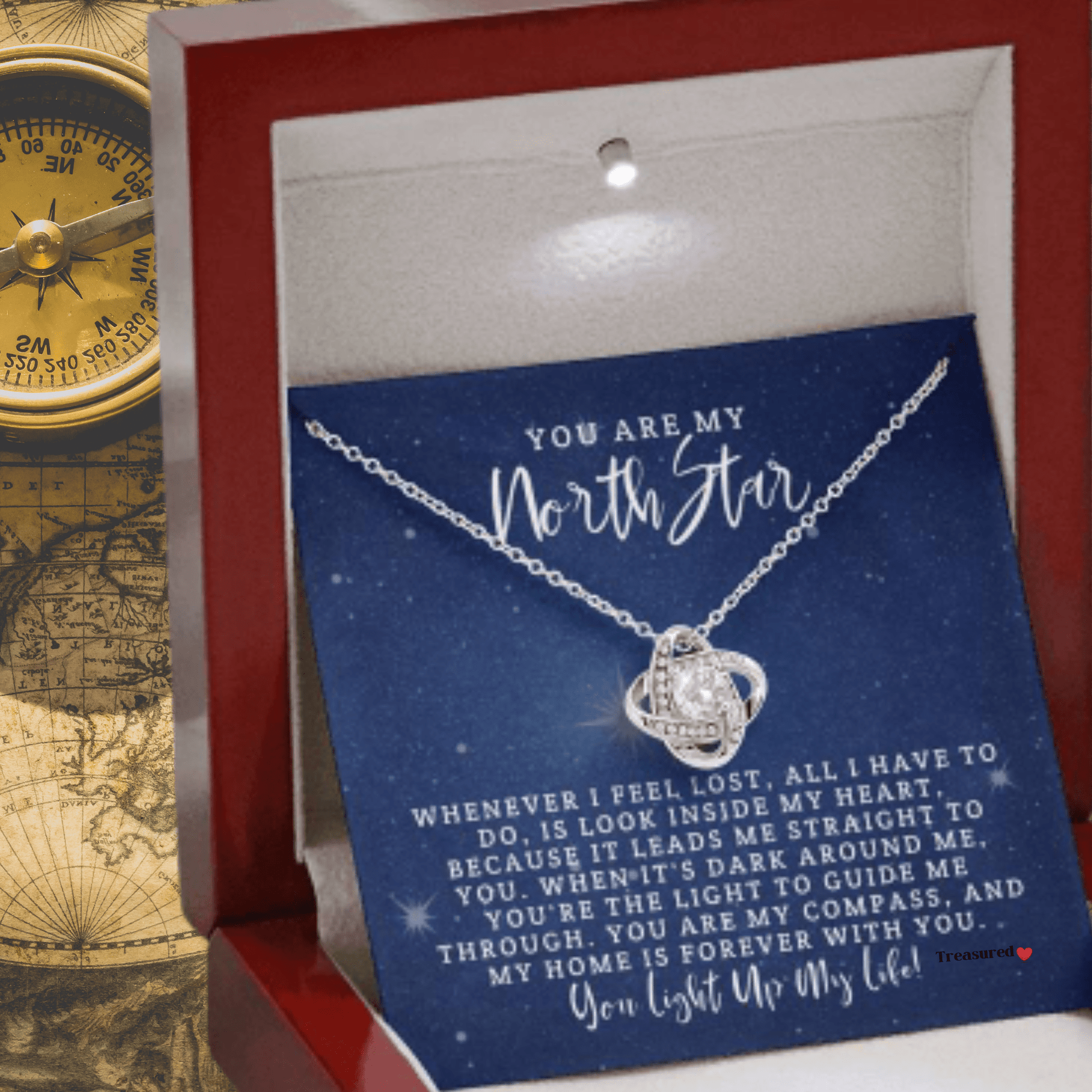 North Star Necklace Jewelry 