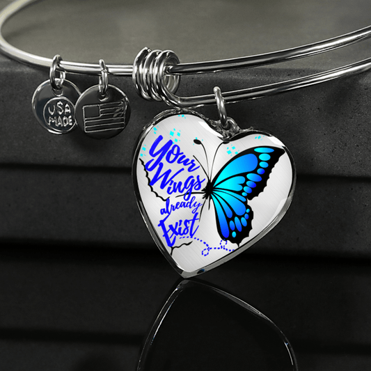 Blue Butterfly Bracelet Jewelry 