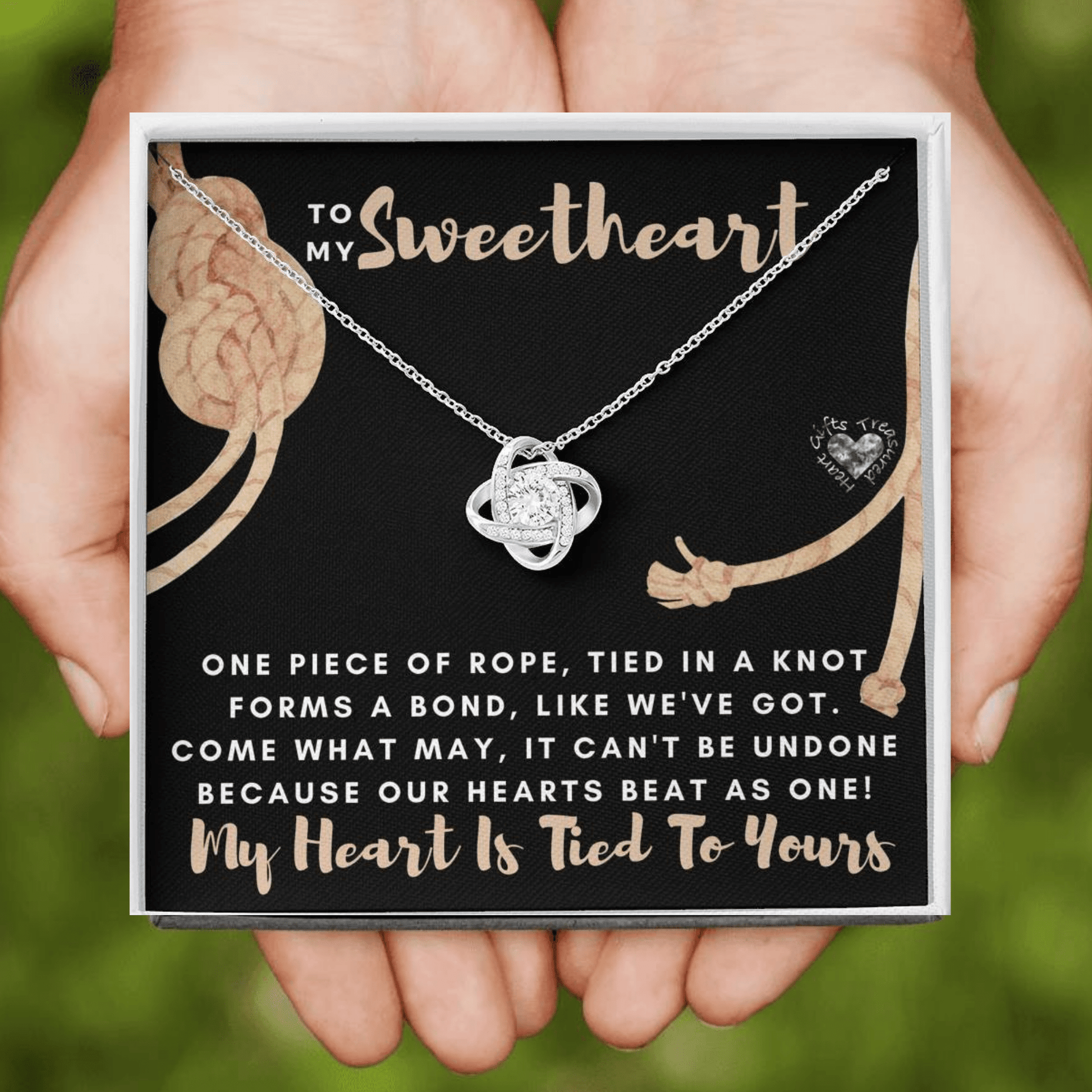Sweetheart - Our Bond - Love Knot Necklace 100C21 Jewelry 